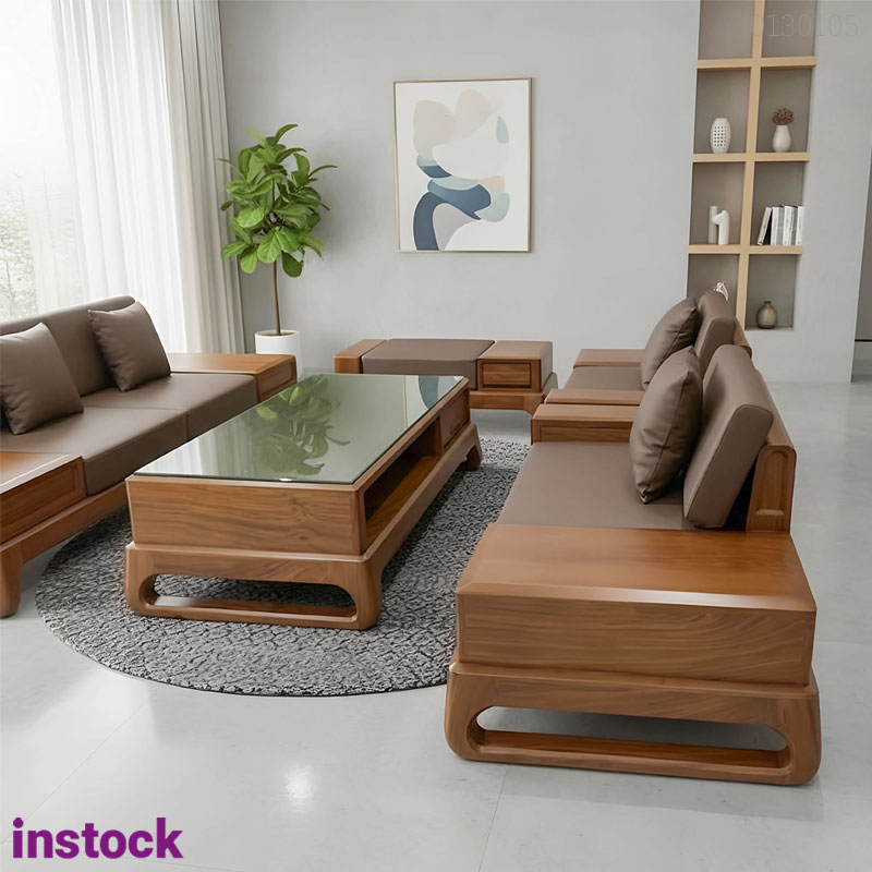 Sofa gỗ sồi Brew