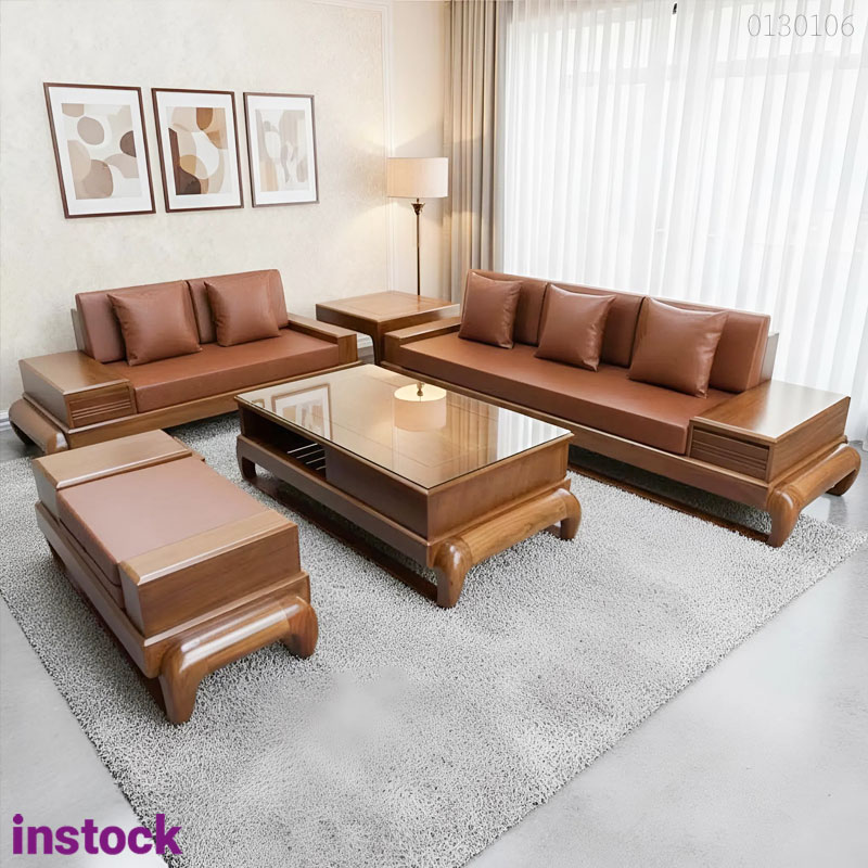 Sofa gỗ sồi Fano