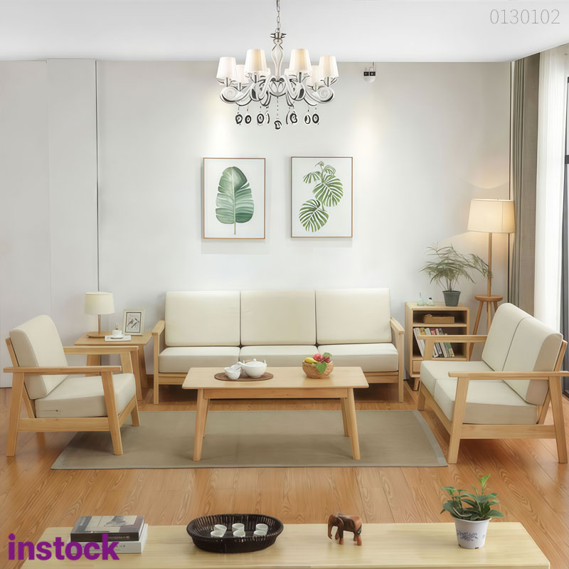 Sofa gỗ sồi Toki