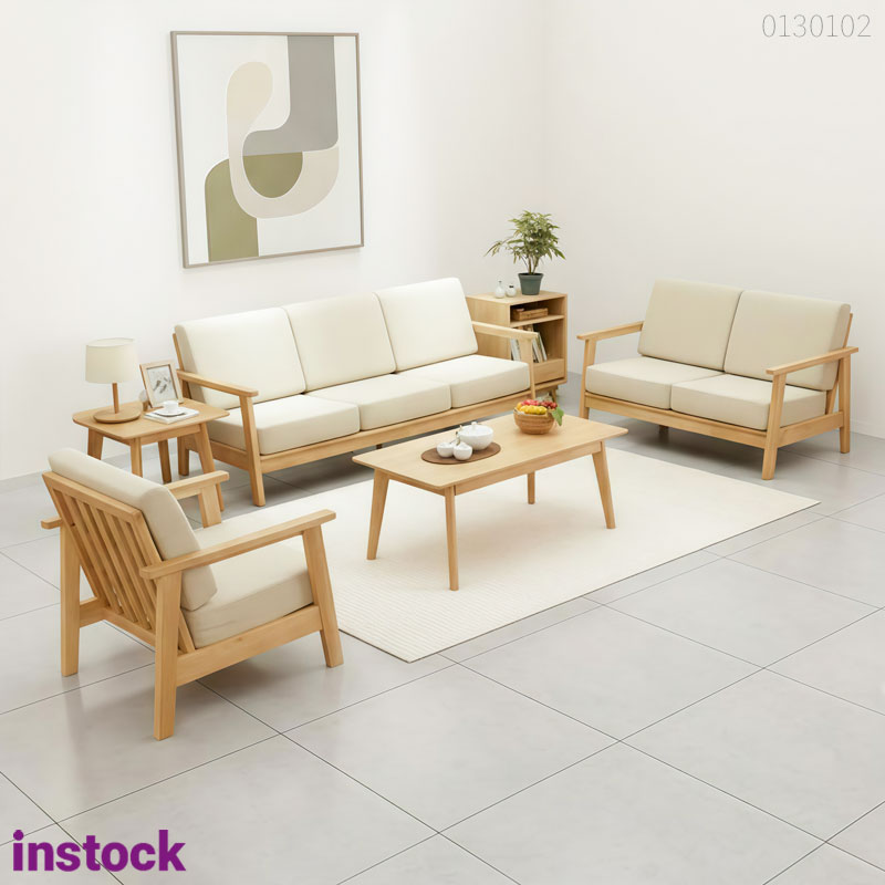 Sofa gỗ sồi Toki