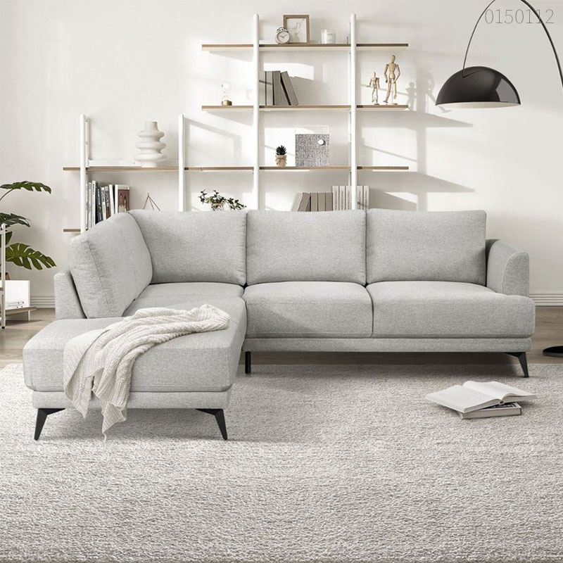 Sofa vải bố chữ L Evan