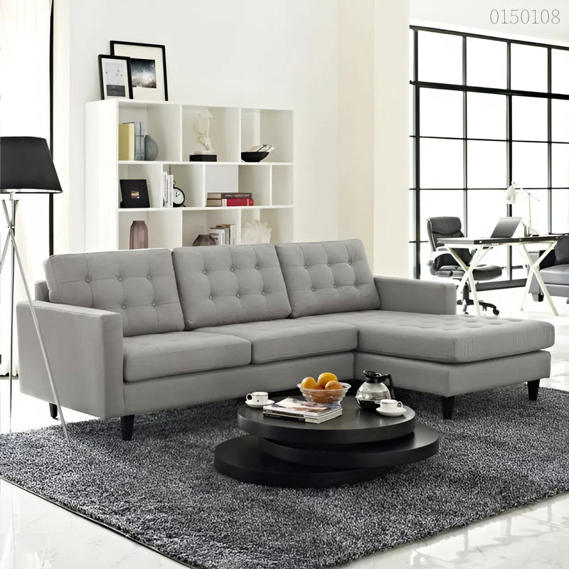 Sofa vải bố chữ L Faron