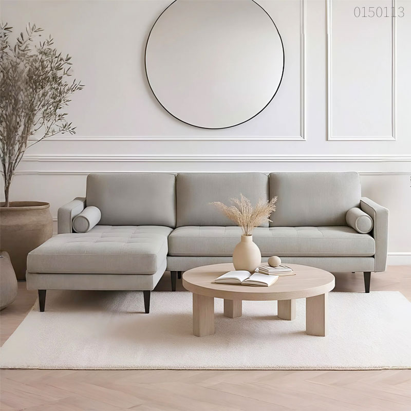 Sofa vải bố chữ L Shinko