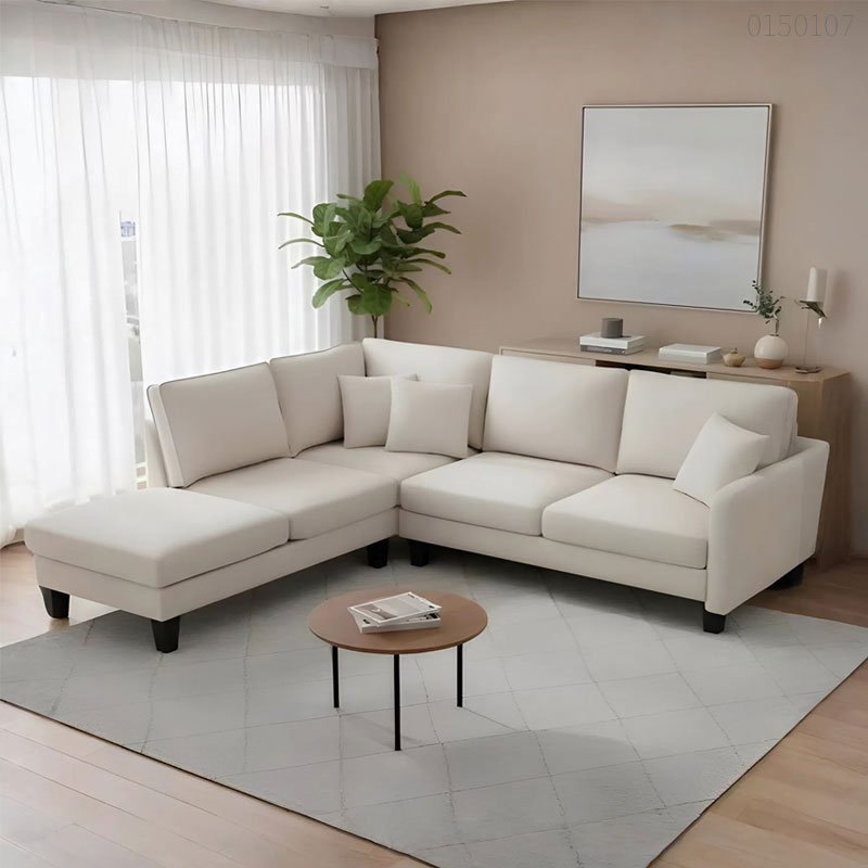 Sofa vải bố chữ L Sumi