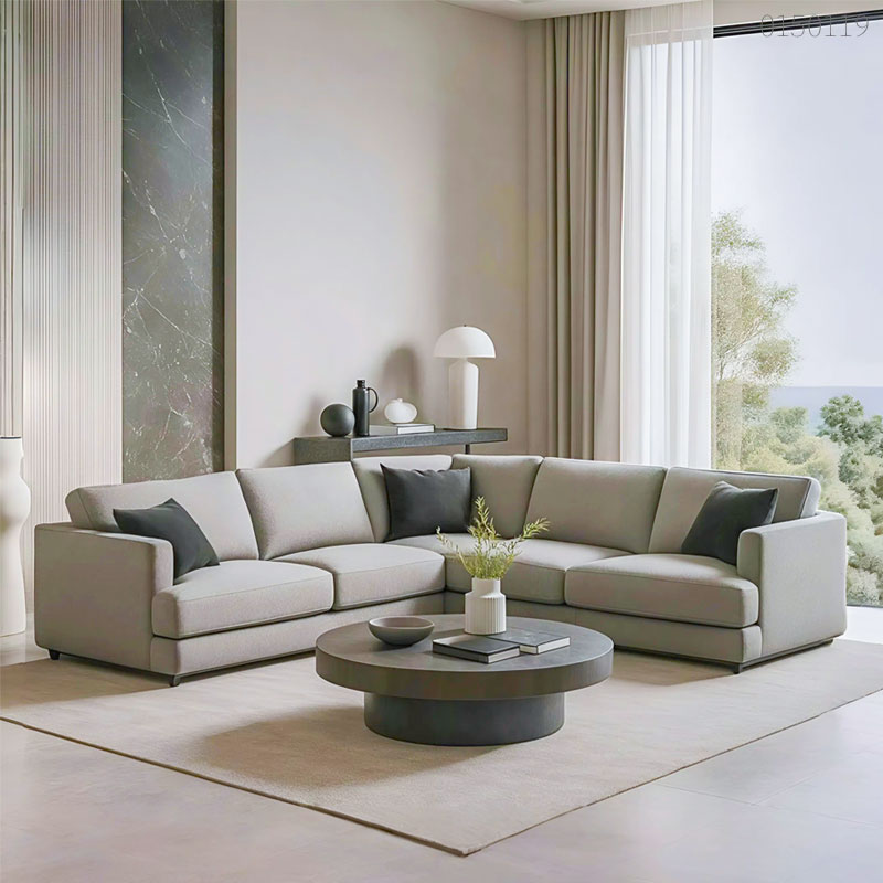 Sofa vải bố góc Baso