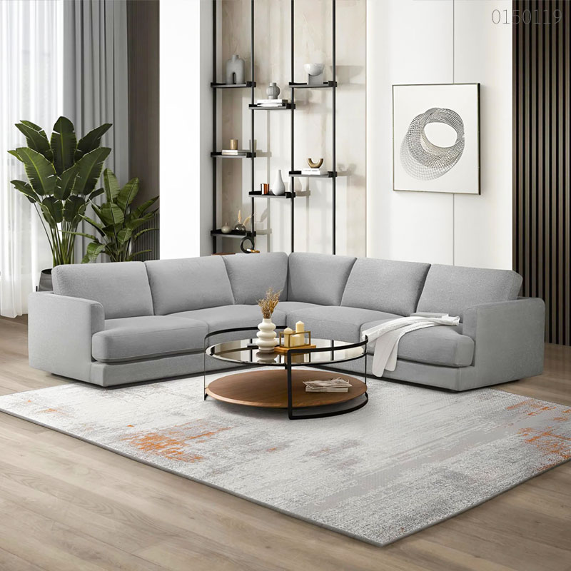Sofa vải bố góc Baso