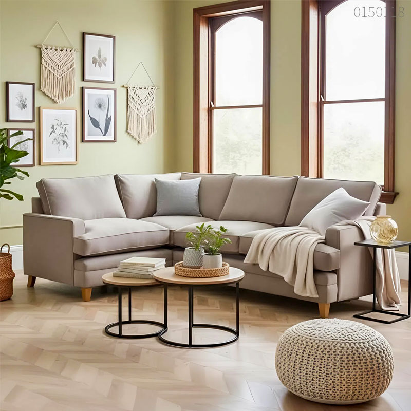 Sofa vải bố góc Gavin