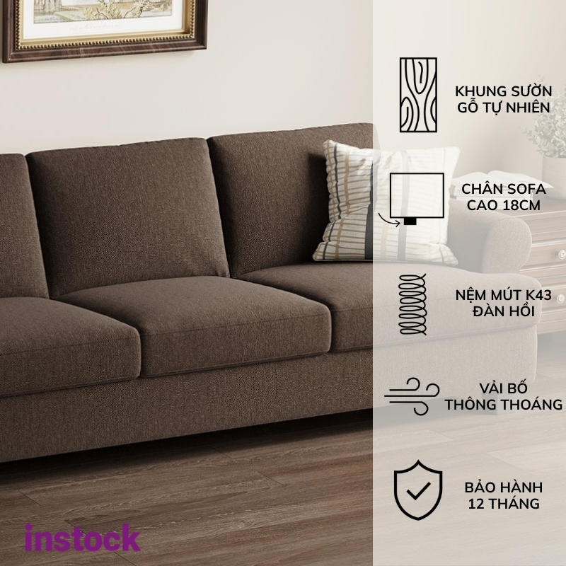Sofa băng vải bố Natu