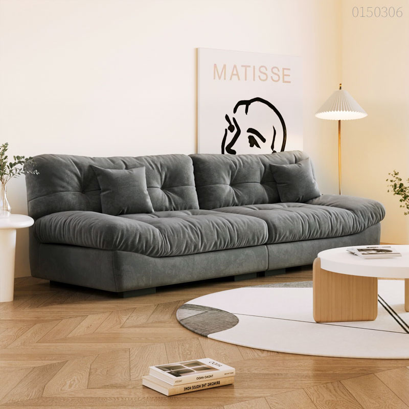 Sofa băng vải nhung Demo