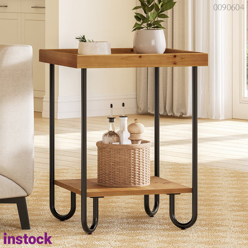 Tủ đầu giường chân sắt Domi