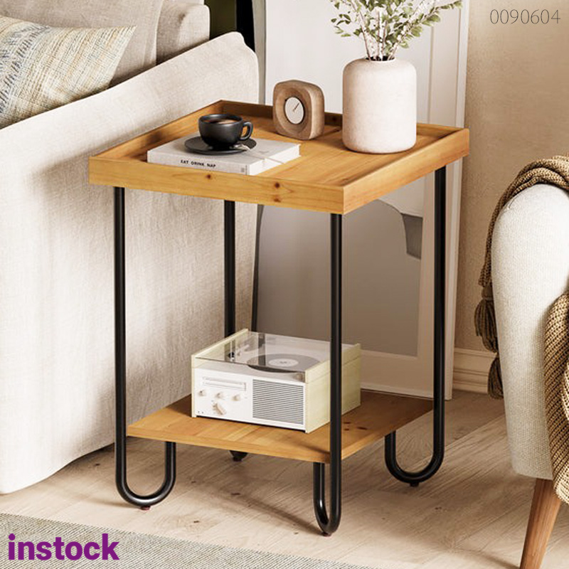 Tủ đầu giường chân sắt Domi