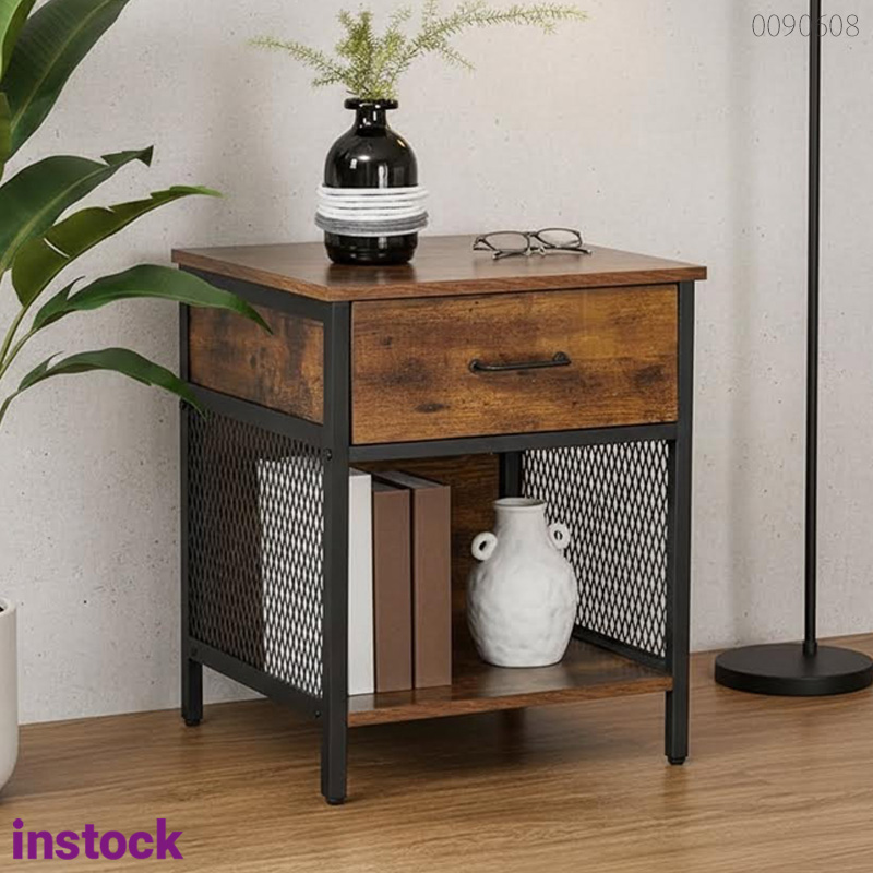 Tủ đầu giường chân sắt Gali