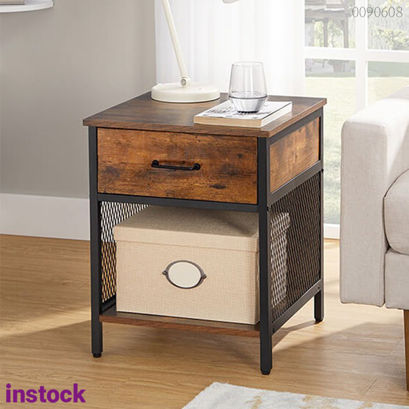 Tủ đầu giường chân sắt Gali