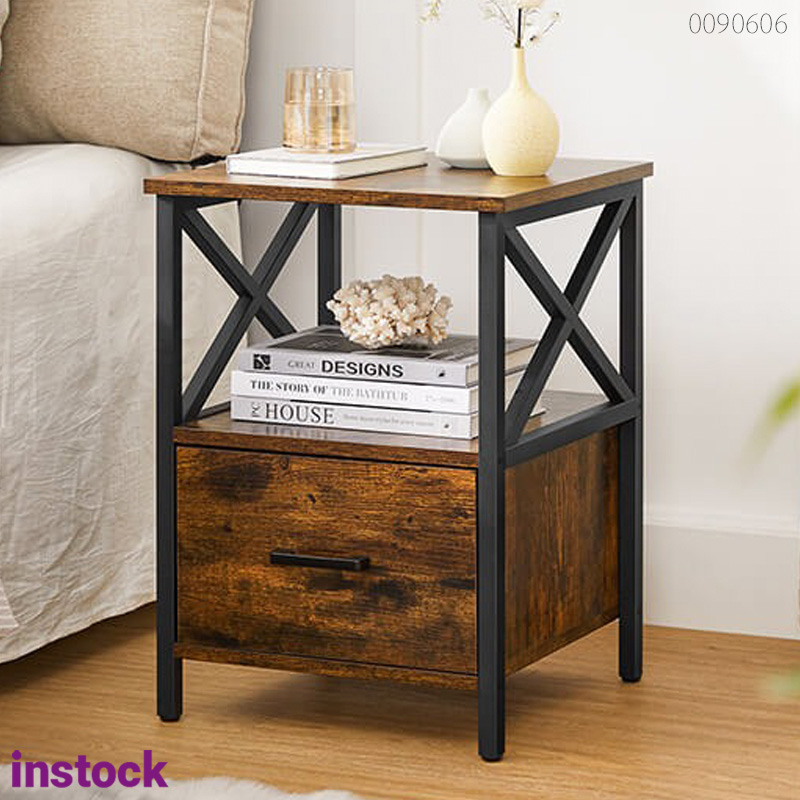 Tủ đầu giường chân sắt Trisha