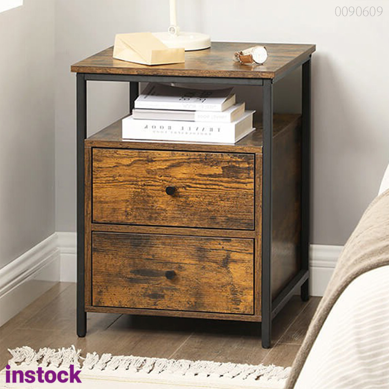 Tủ đầu giường chân sắt Vista