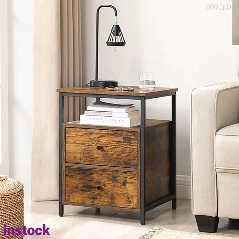 Tủ đầu giường chân sắt Vista