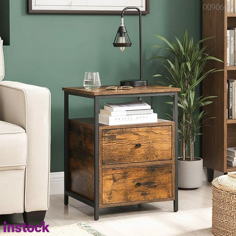 Tủ đầu giường chân sắt Vista