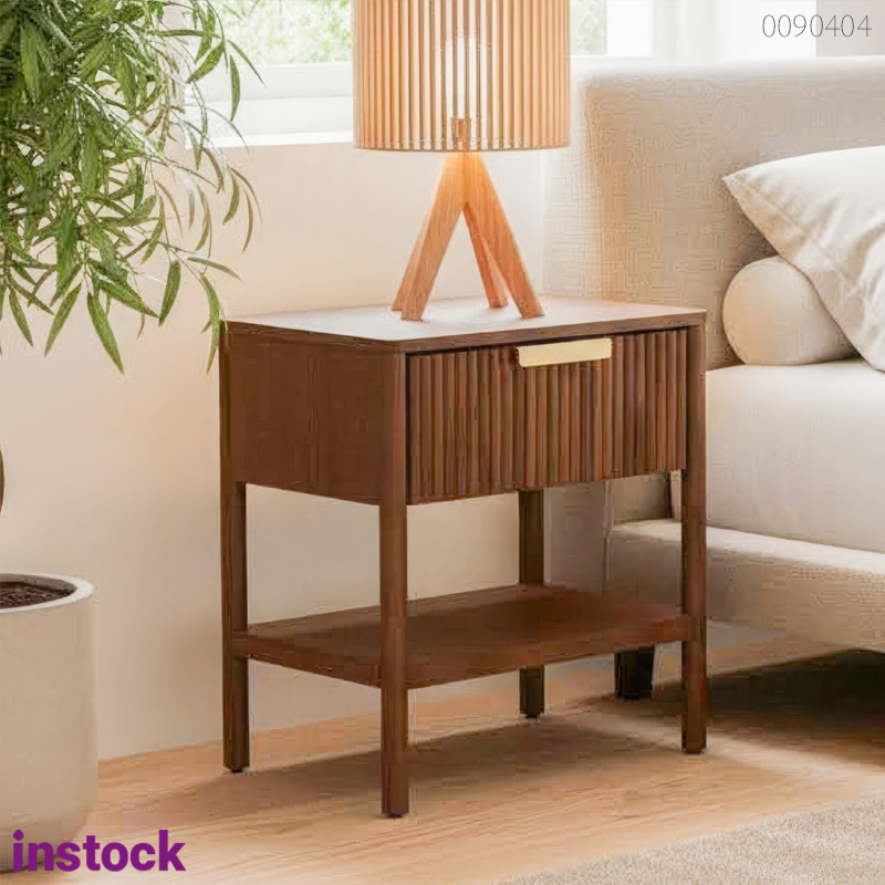 Tủ đầu giường gỗ óc chó Erofan