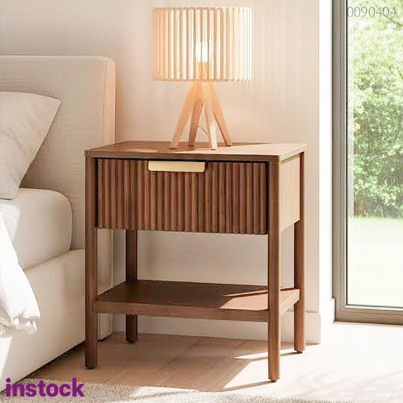 Tủ đầu giường gỗ óc chó Erofan