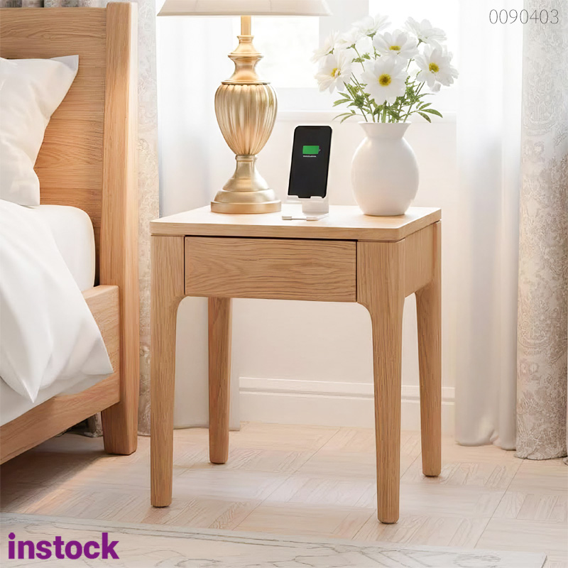 Tủ đầu giường gỗ óc chó Hugo