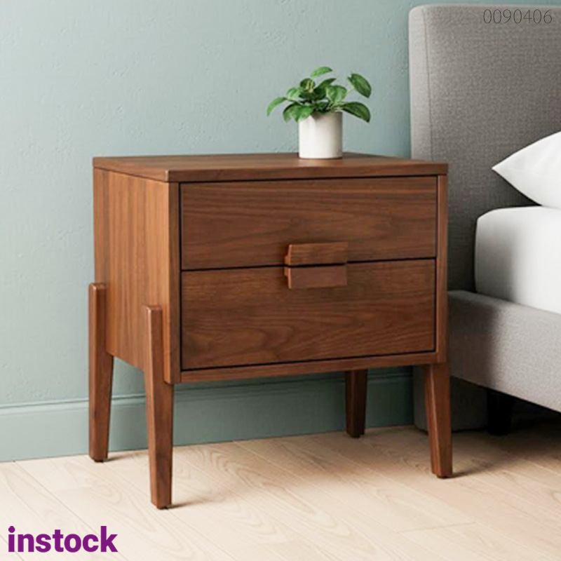 Tủ đầu giường gỗ óc chó Keiso