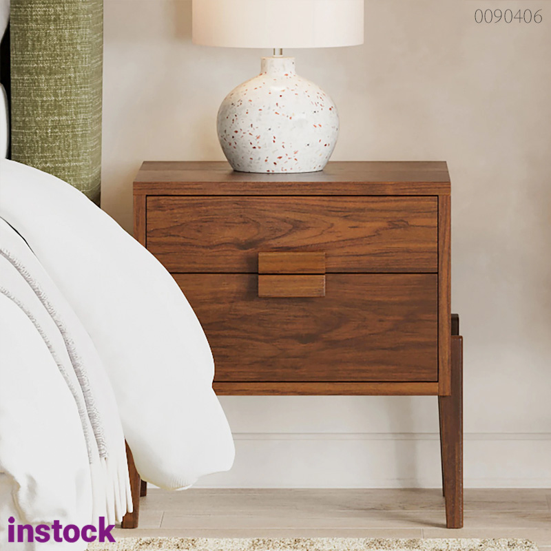 Tủ đầu giường gỗ óc chó Keiso