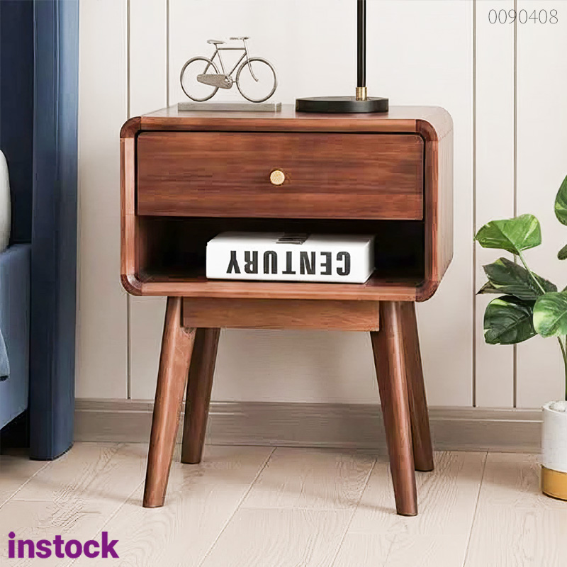 Tủ đầu giường gỗ óc chó Milky