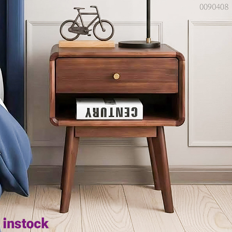 Tủ đầu giường gỗ óc chó Milky