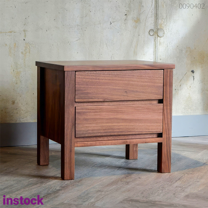 Tủ đầu giường gỗ óc chó Muzi