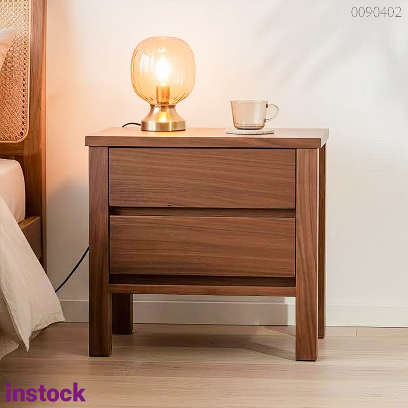 Tủ đầu giường gỗ óc chó Muzi