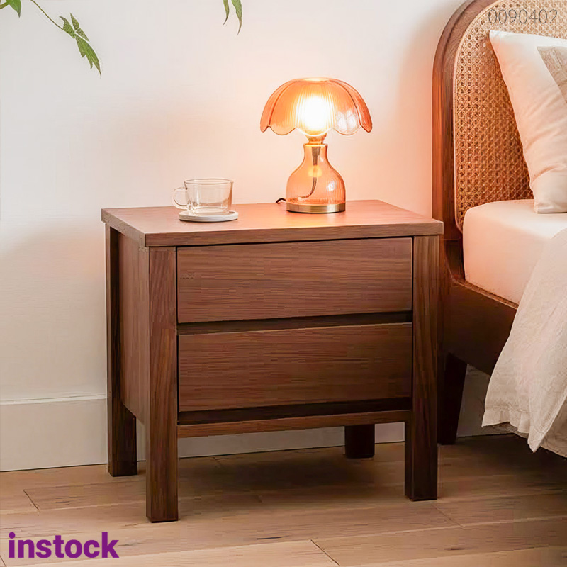 Tủ đầu giường gỗ óc chó Muzi