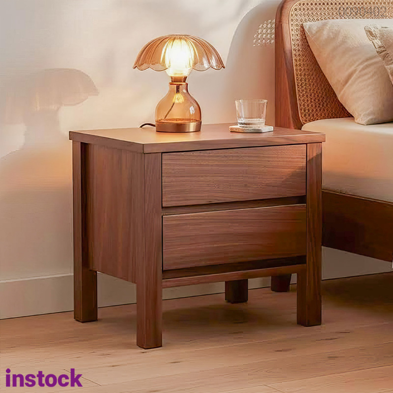 Tủ đầu giường gỗ óc chó Muzi