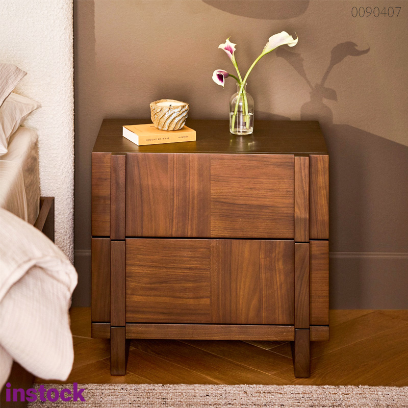 Tủ đầu giường gỗ óc chó Orion