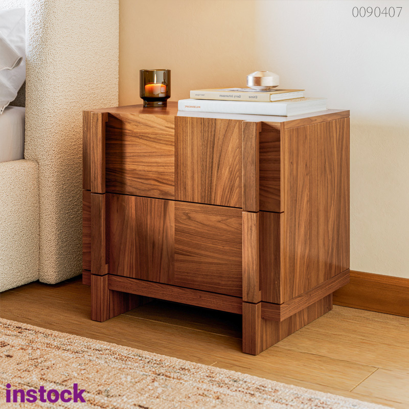 Tủ đầu giường gỗ óc chó Orion