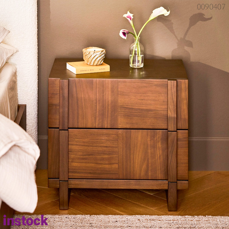 Tủ đầu giường gỗ óc chó Orion