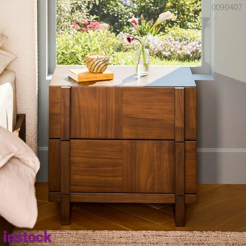 Tủ đầu giường gỗ óc chó Orion