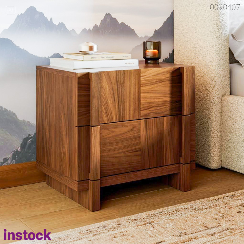 Tủ đầu giường gỗ óc chó Orion