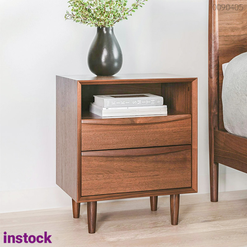 Tủ đầu giường gỗ óc chó Pansy