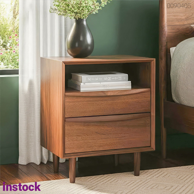 Tủ đầu giường gỗ óc chó Pansy