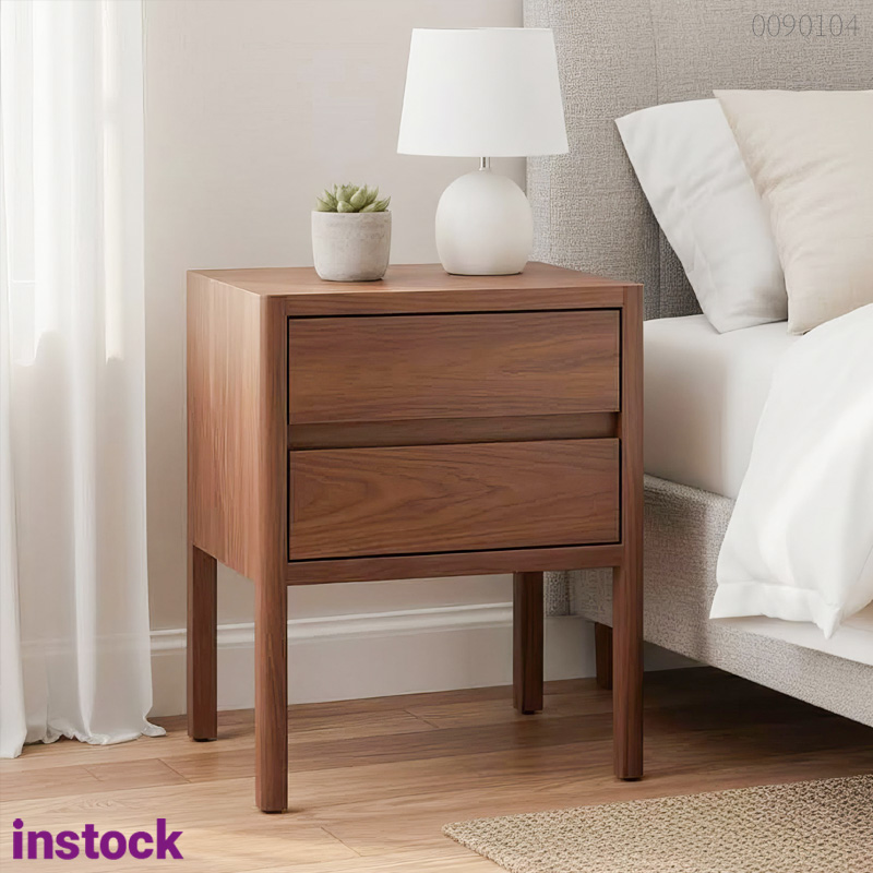 Tủ đầu giường gỗ sồi Aron