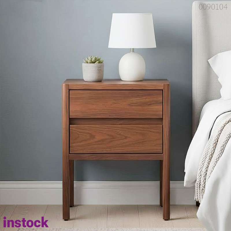 Tủ đầu giường gỗ sồi Aron