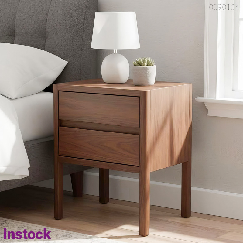 Tủ đầu giường gỗ sồi Aron