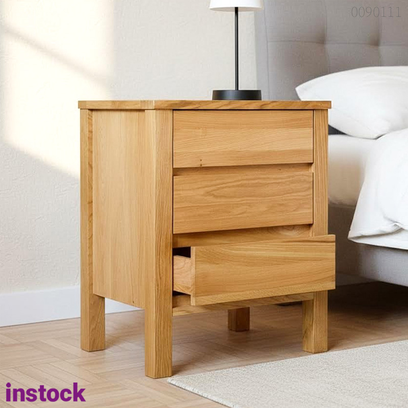 Tủ đầu giường gỗ sồi Masan