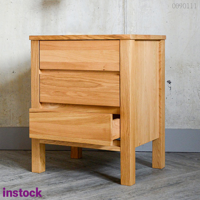 Tủ đầu giường gỗ sồi Masan