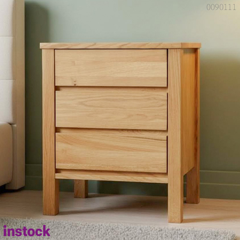 Tủ đầu giường gỗ sồi Masan