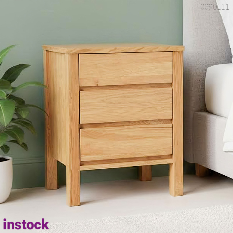 Tủ đầu giường gỗ sồi Masan