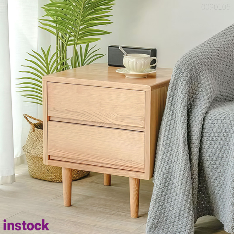 Tủ đầu giường gỗ sồi Pura