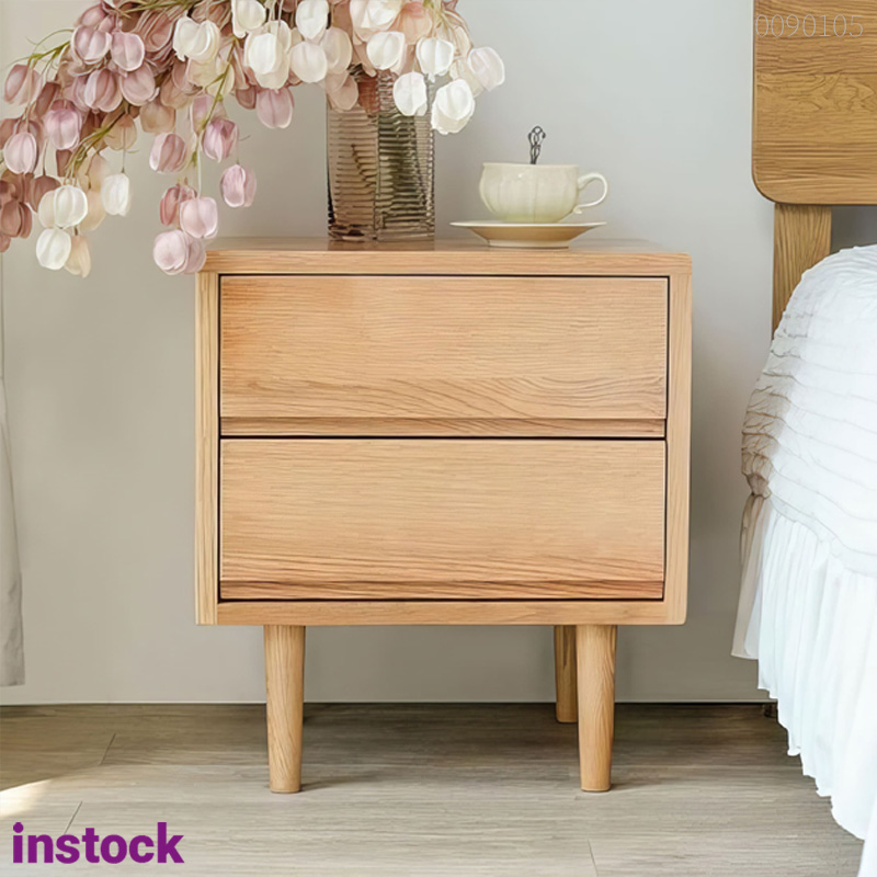 Tủ đầu giường gỗ sồi Pura