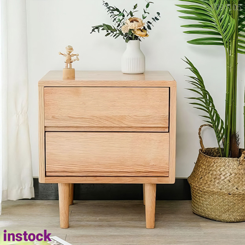 Tủ đầu giường gỗ sồi Pura