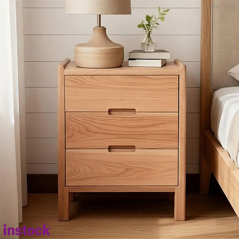 Tủ đầu giường gỗ sồi Yume